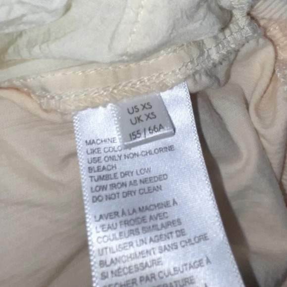 Urban Outfitters Knock Out Corduroy Romper Cream Women’s Size XS Button Preppy - Picture 8 of 11